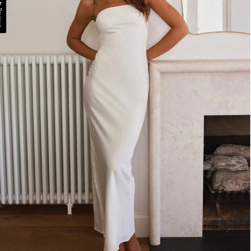 Peppermayo Maxi Dress with Open Back Detail